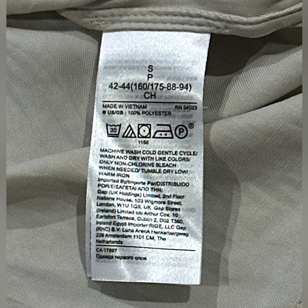 Banana Republic Women's Tan V-Neck Capped Sleeve Top Size S - Picture 4 of 11